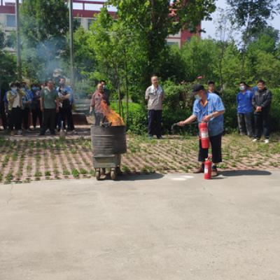 Fire Safety Fire-fighting Practical Exercises Were Held in Front of Our Office Building